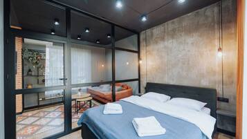 1 chambre, fer et planche à repasser, lit parapluie, Wi-Fi gratuit