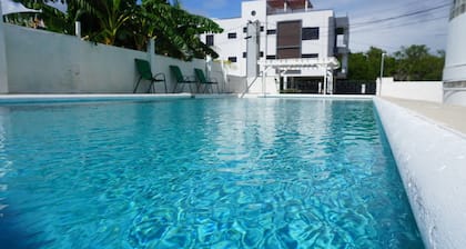 Poolside Seaview Studio With Infinity Pool & Overwater Deck Near Airport, 1st FL