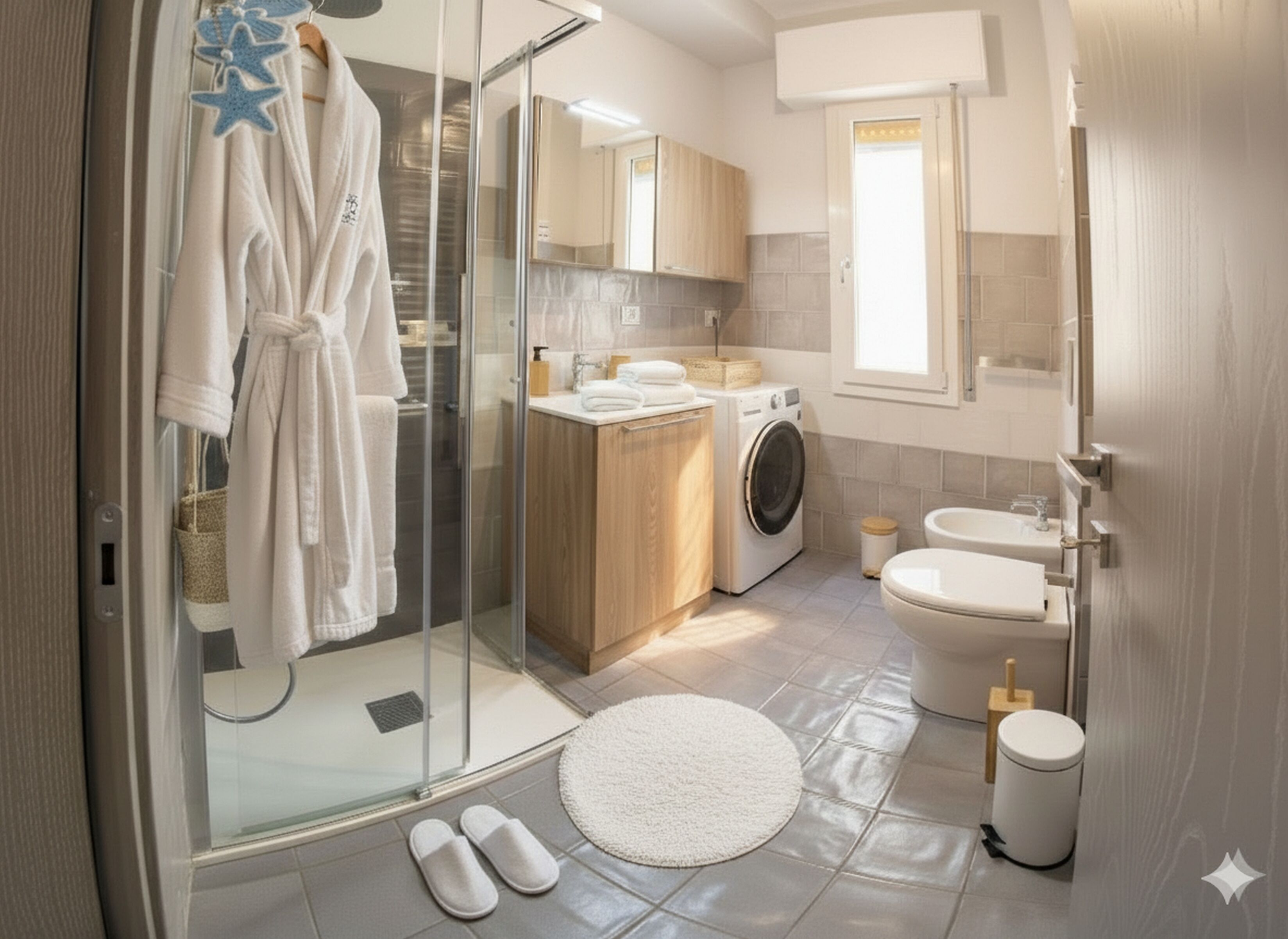 Apartamento, sacada | Banheiro