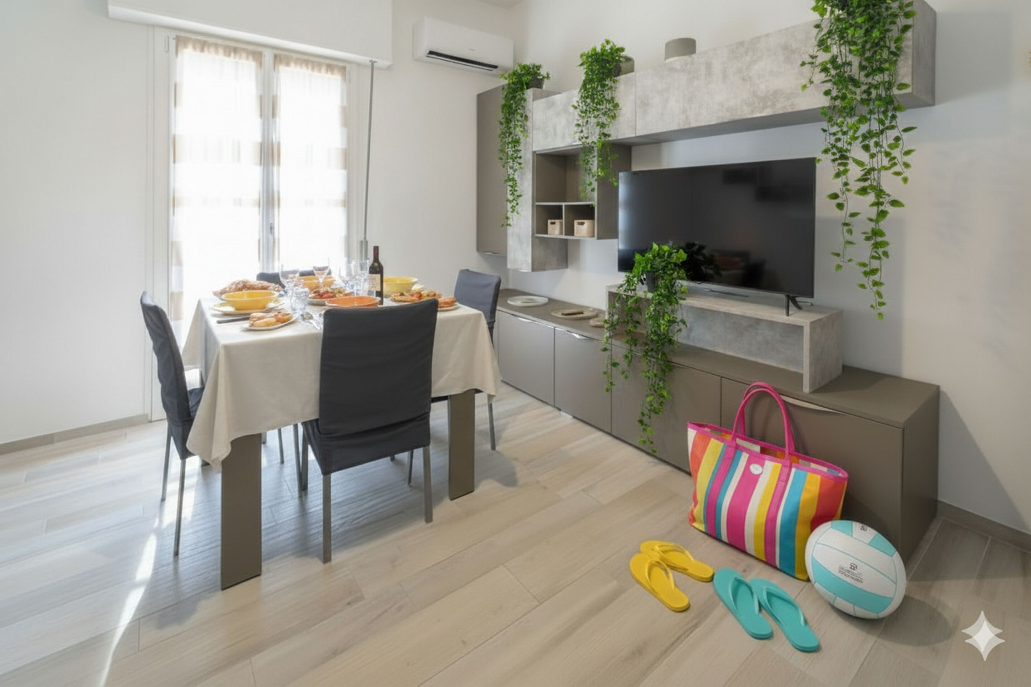 Apartment, Balcony | Living area