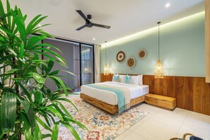 4 chambres, bureau, draps fournis