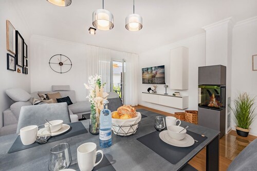 Gemütliches Ferienhaus "Domizil zum Lerchengrund 01" in Ückeritz nahe dem Strand