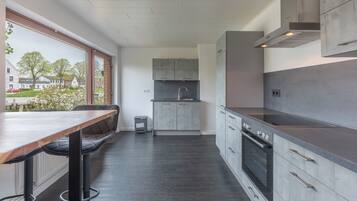 Kühlschrank, Ofen, Herdplatte, Geschirrspüler