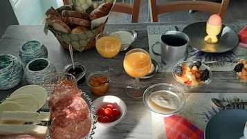 Petit déjeuner servi en supplément