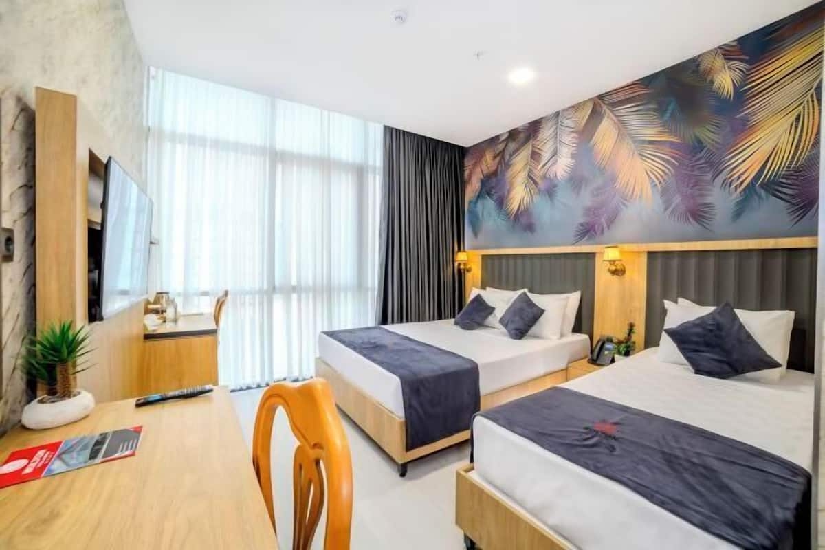 Allergitestet sengetøy, memory foam-senger og minibarvarer (inkludert)