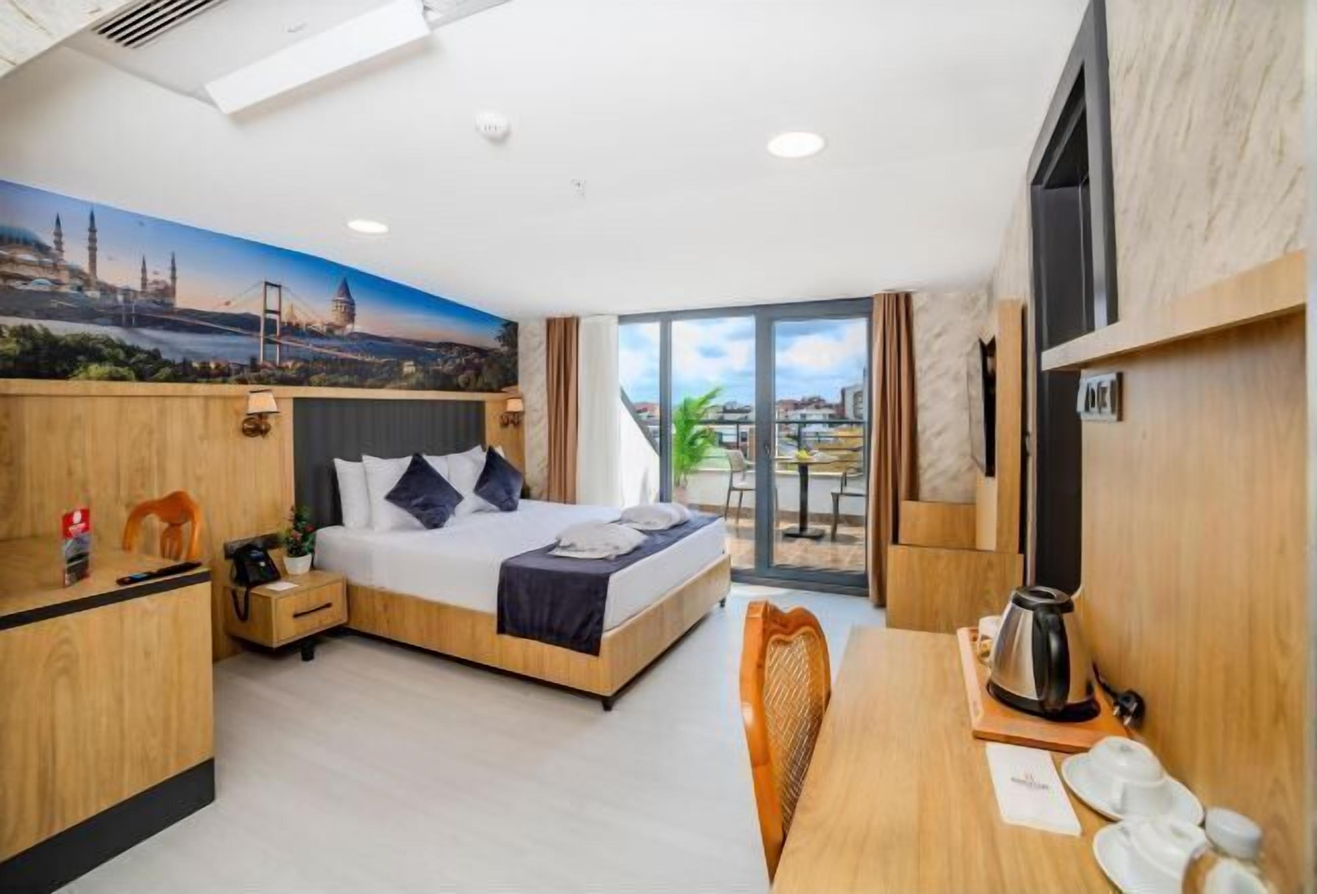 Allergitestet sengetøy, memory foam-senger og minibarvarer (inkludert)