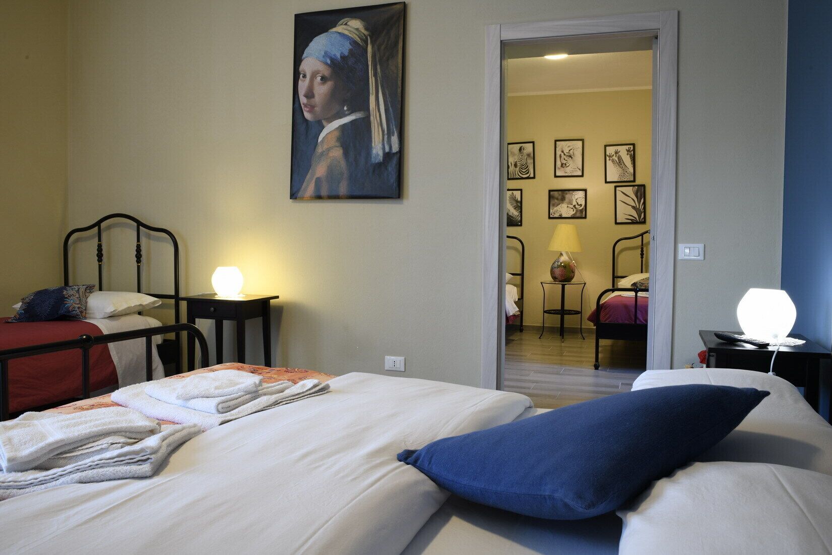 3 camere, ferro/asse da stiro, Wi-Fi gratuito, lenzuola