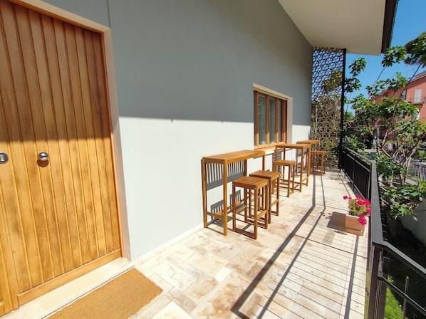 Façade de l’hébergement