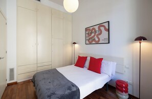 Huoneisto (2 Bedrooms) | 2 makuuhuonetta, silitysrauta/-lauta, ilmaiset vauvansängyt