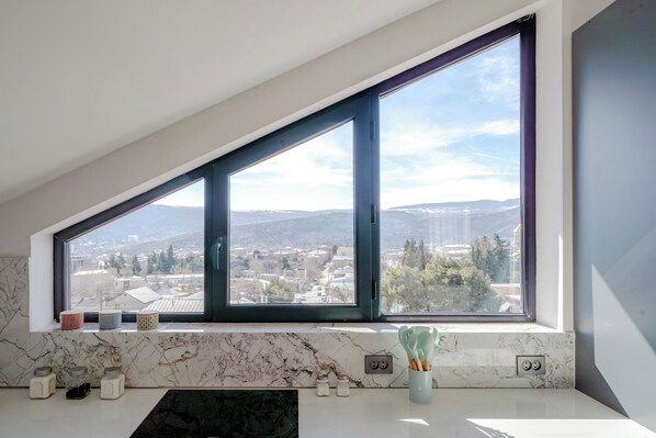 Private kitchen - Niabi 3BDR Mansard (Tbilisi)
