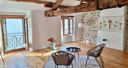 Luxury spacious 3BR village house 16th C. with 2 livings, 1.5 baths and garden.