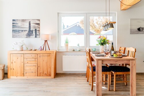 Mövennest Ferienwohnung in Ringsberg. Komfortabel wohnen mit Garten und Terrasse