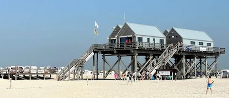 On the beach