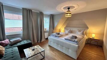 1 bedroom, travel crib, WiFi, bed sheets