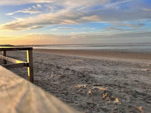 On the beach