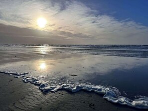 On the beach