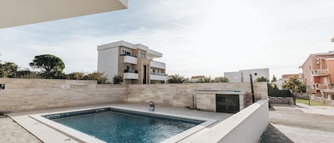 Seasonal outdoor pool