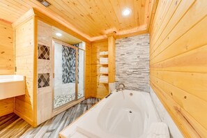 Douche, sèche-cheveux