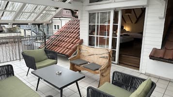 Basic-Apartment, eigenes Bad (1) | Blick vom Balkon