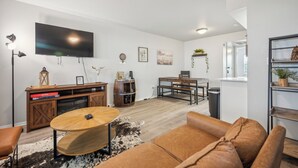 Smart-tv en een kantoor