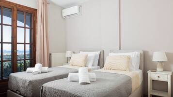 3 bedrooms, in-room safe, blackout drapes, soundproofing