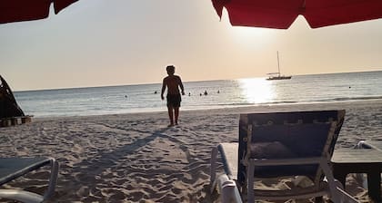 Tiny House 2 -bedroom Cabin with AC, WiFi, Close to beach and more in Negril JM.