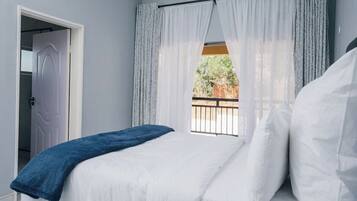 2 habitaciones y ropa de cama