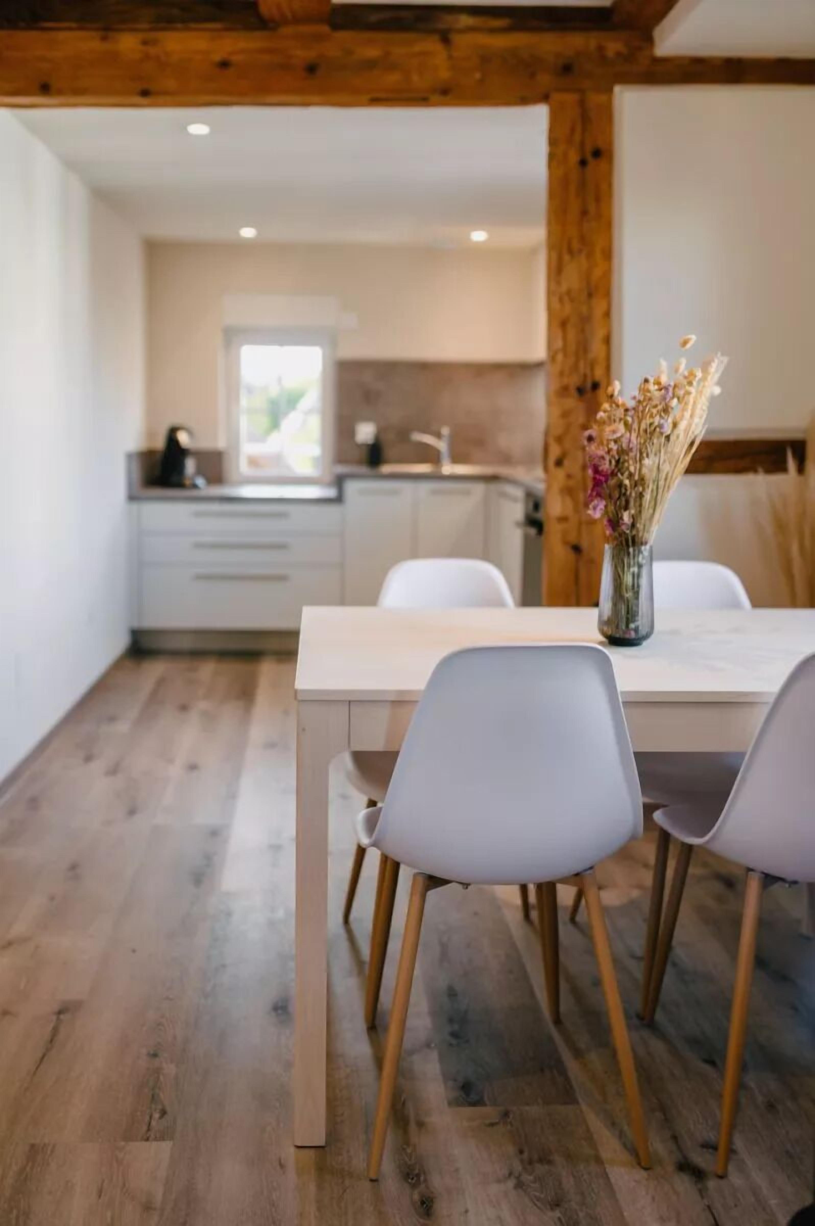 Departamento familiar, patio | Comedor