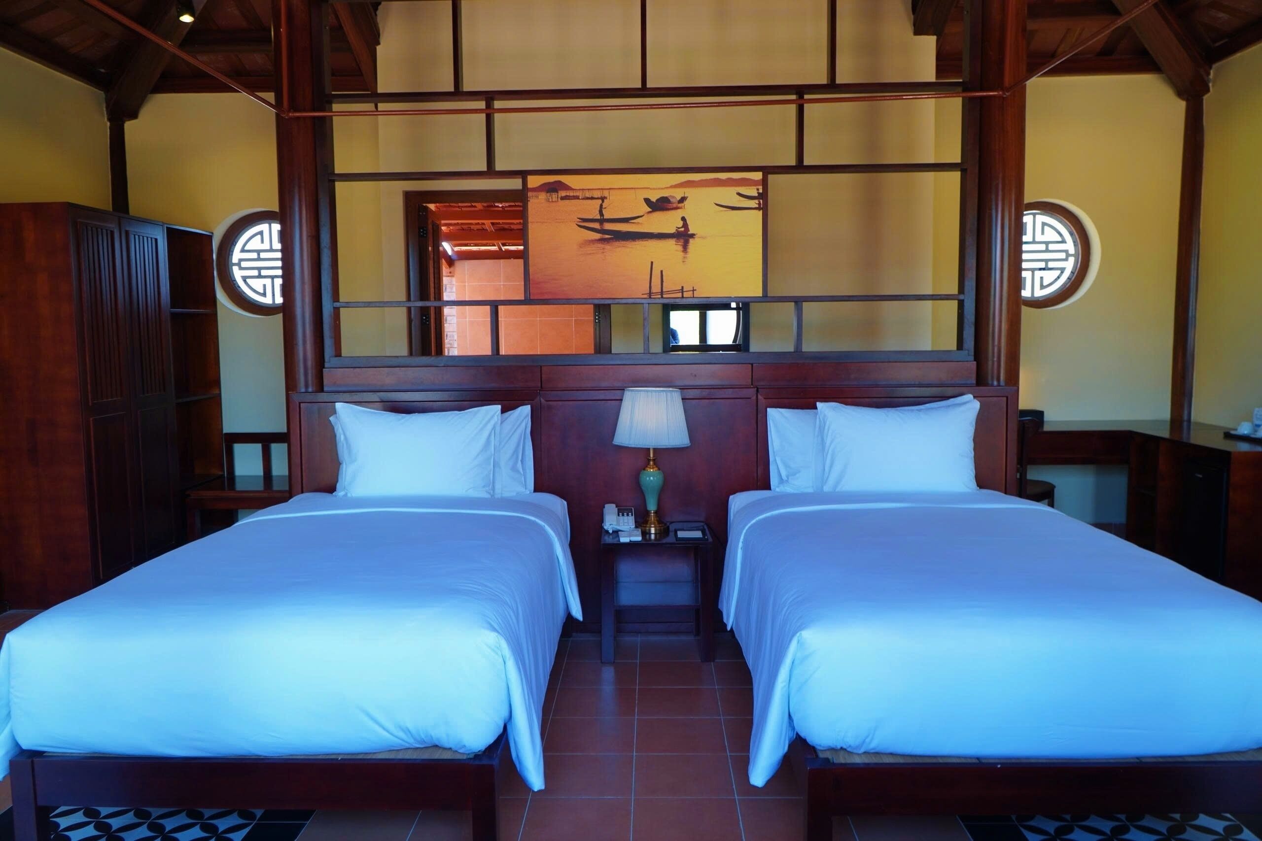 Luxury-Chalet | Minibar, Bügeleisen/Bügelbrett, kostenloses WLAN, Bettwäsche