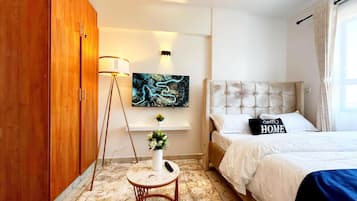 1 quarto, ferros/tábuas de passar roupa, Wi-Fi, roupa de cama