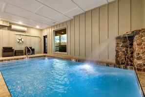Indoor pool - Hibernation Lodge | Indoor Pool, Arcade, Theater, Hot Tubs, Sleeps 48 Guests (Sevierville)