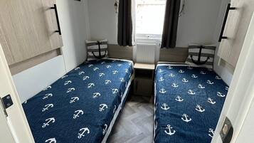 2 slaapkamers, beddengoed