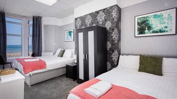 Family Quadruple Room, Beach View | Iron/ironing board