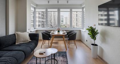Spacious flat with a magnificent view