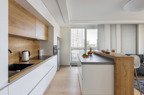 Spacious flat with a magnificent view