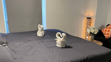 1 dormitorio, tabla de planchar con plancha, wifi y ropa de cama
