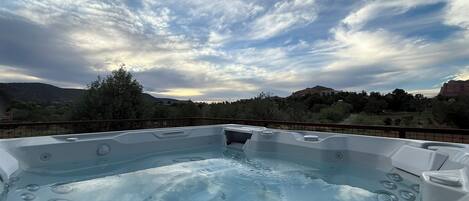 Idromassaggio all'aperto