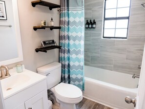 Towels, soap, toilet paper