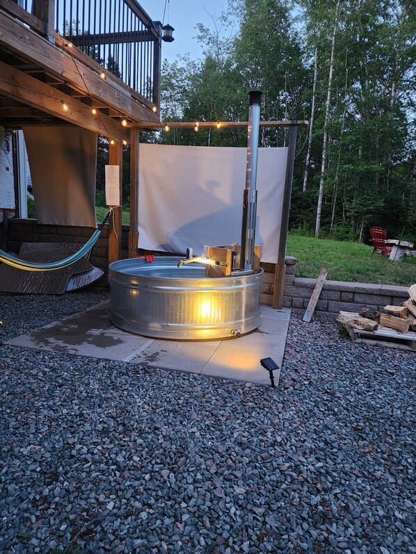 Bain à remous extérieur