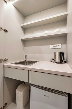 Chambre Double Standard, balcon | Cuisine privée