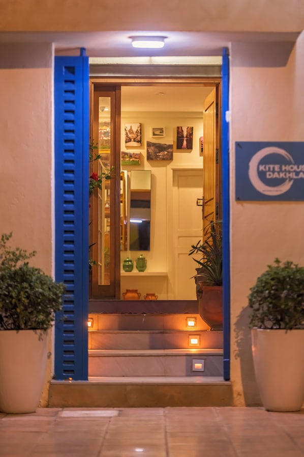Interior entrance