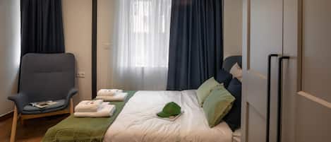 1 chambre, coffres-forts dans les chambres, Wi-Fi, draps fournis