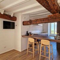 Deluxe Apartment, Hill View | Private kitchen | Coffee/tea maker