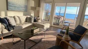 TV connectée, cheminée