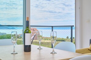 Apartment, Meerblick | Wohnbereich