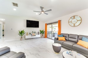 House (3 Bedrooms) | Interior - Game Room, Hot Tub & Mtn Views: Palm Springs Gem (Palm Springs)
