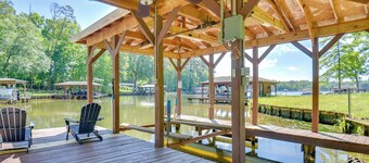 Private Dock: Pet-friendly Home on Lake Sinclair