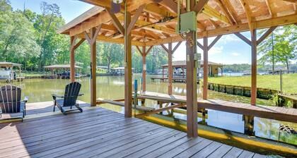 Private Dock: Pet-friendly Home on Lake Sinclair