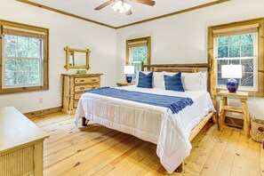 House (3 Bedrooms) | Interior - 1 Mi to Downtown Cashiers: Private Cabin w/ Deck (Cashiers)