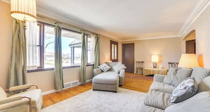 Walk to Beach: Lake-view Home in Alpena!